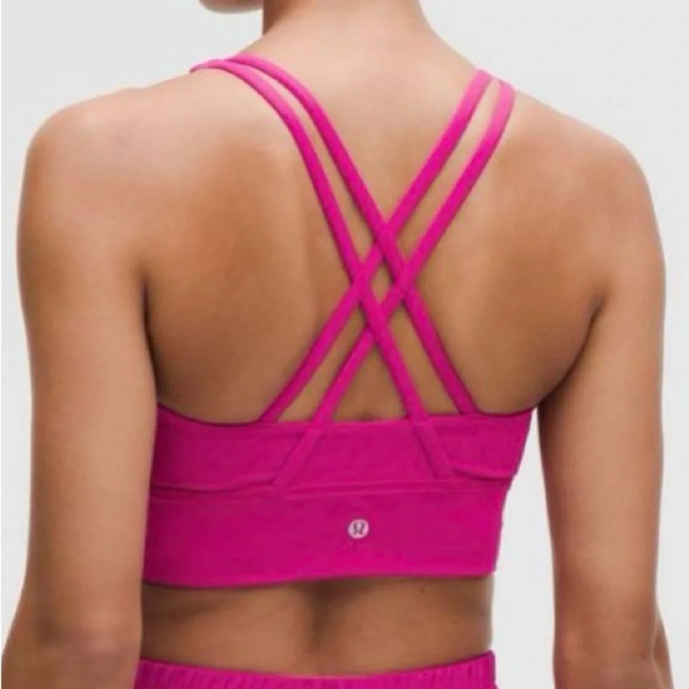 Lululemon Energy Longline Bra *Medium Support, B–D Cups Ripened Raspberry Size 8 - Picture 3 of 10